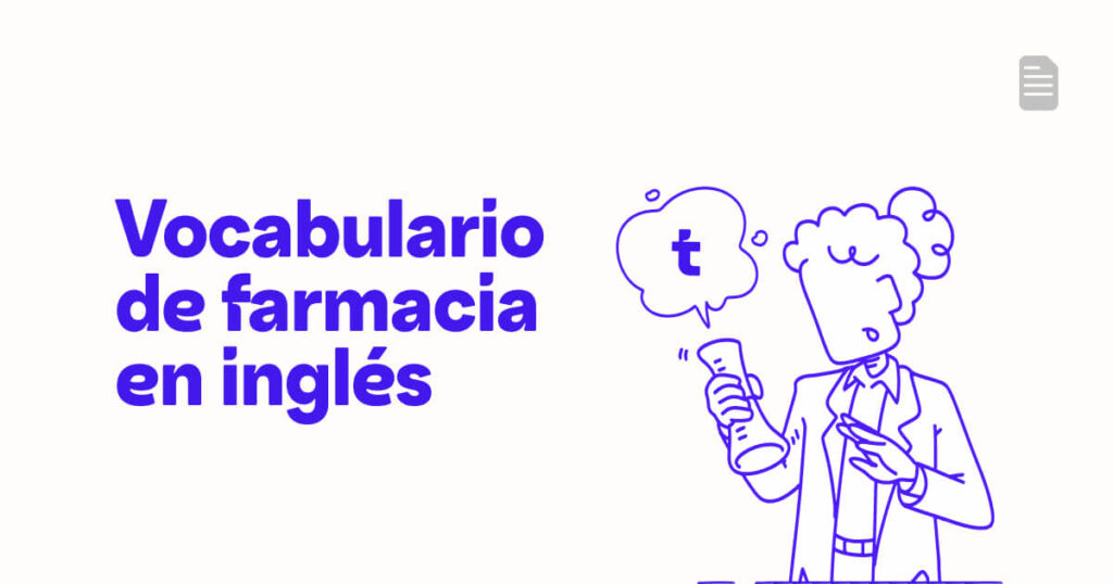 Vocabulario de farmacia en inglés