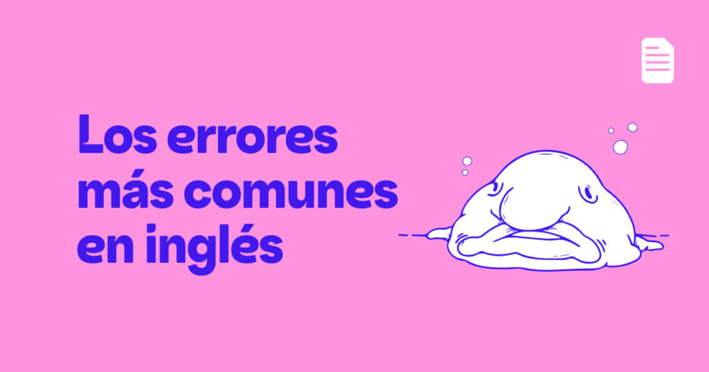 Errores comunes en inglés