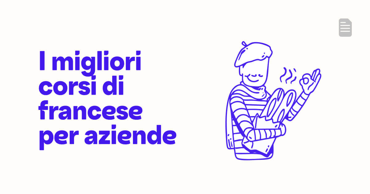 I migliori corsi di francese per aziende