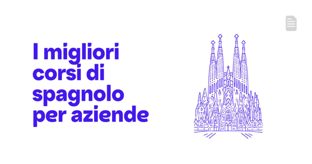 I migliori corsi di spagnolo per aziende