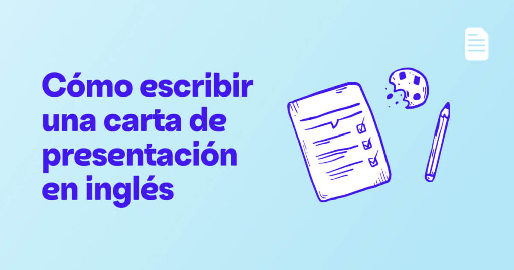 cómo escribir una carta de presentación en inglés