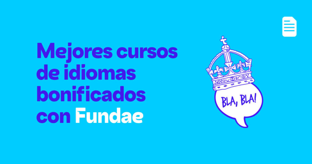 Mejores cursos de idiomas bonificados con Fundae