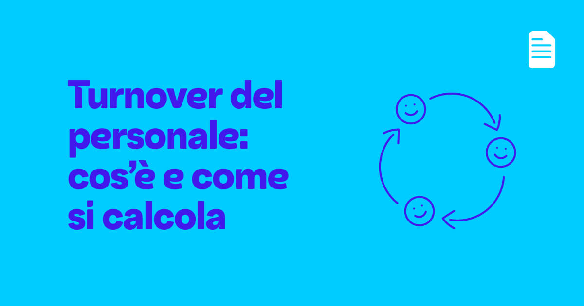 come si calcola il turnover del personale