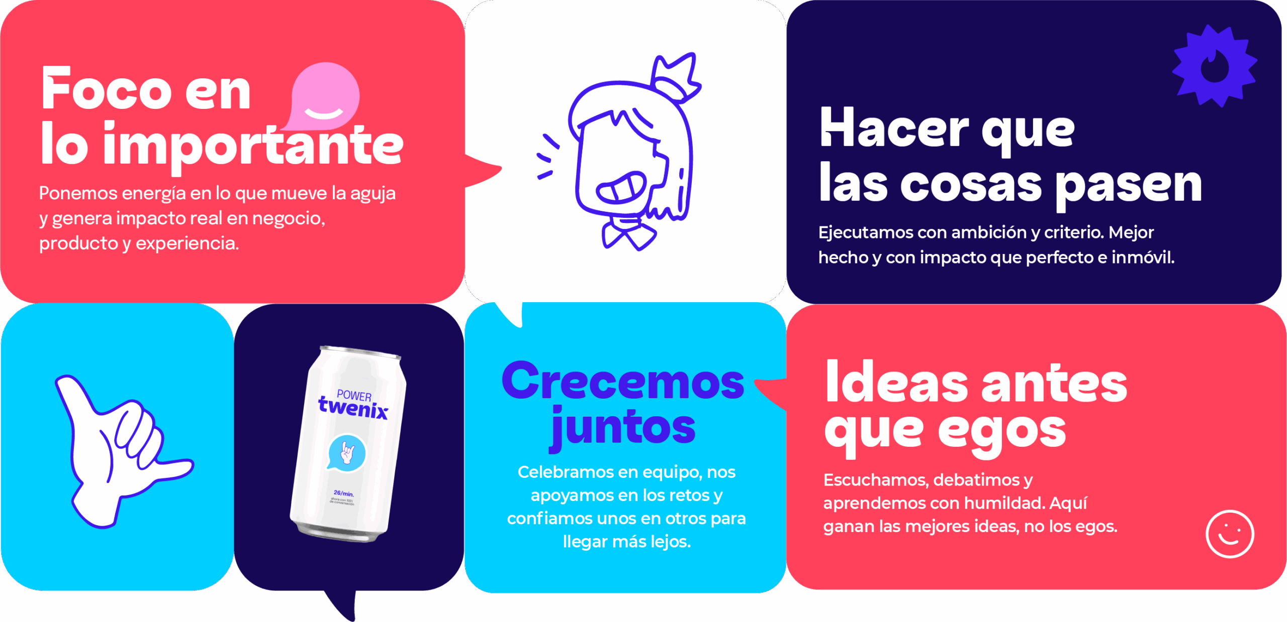 Nuestros valores en Twenix